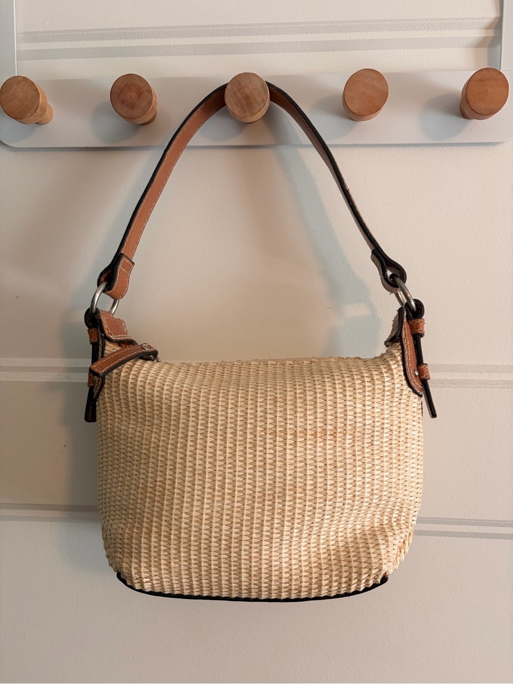 Fossil Tan and Brown Handbag